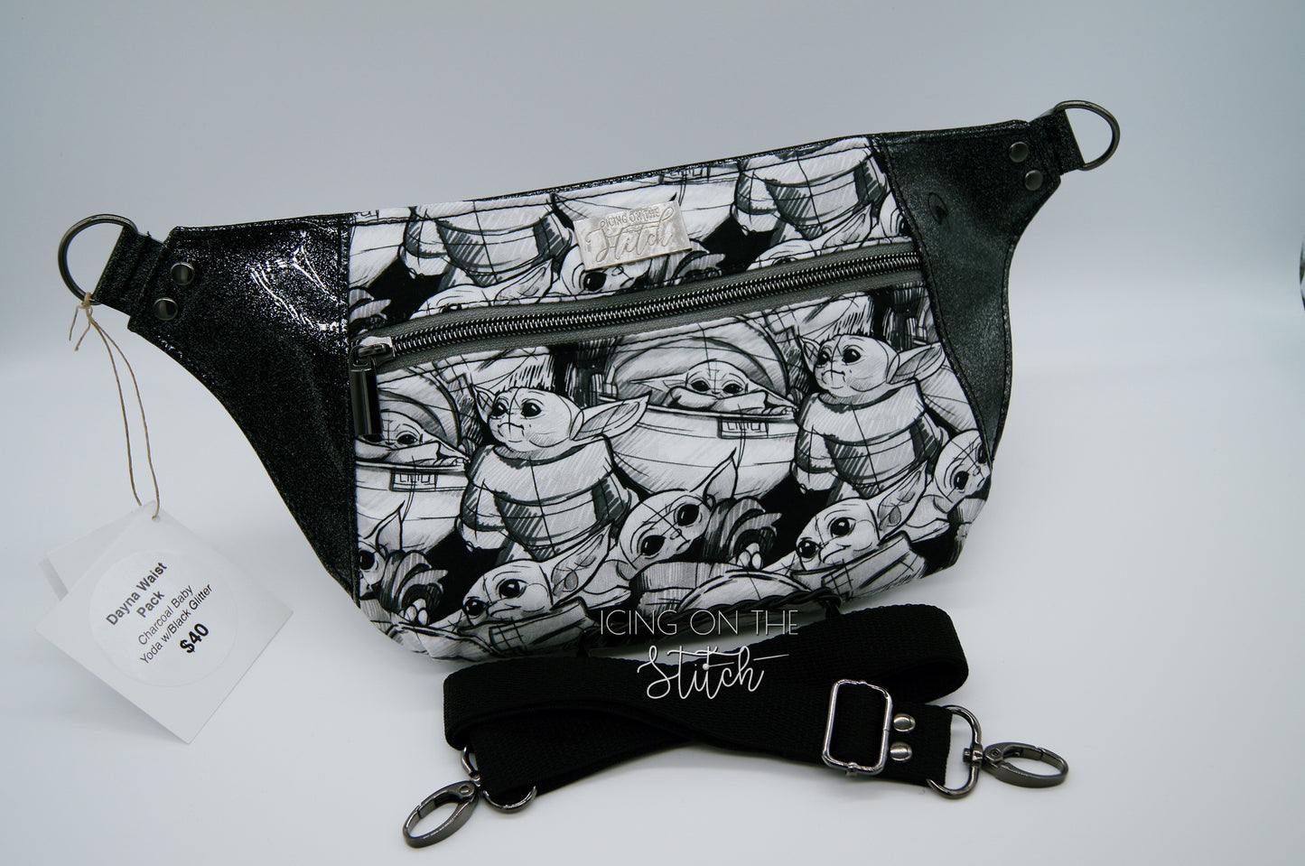 Baby Y Waist Pack Black & White