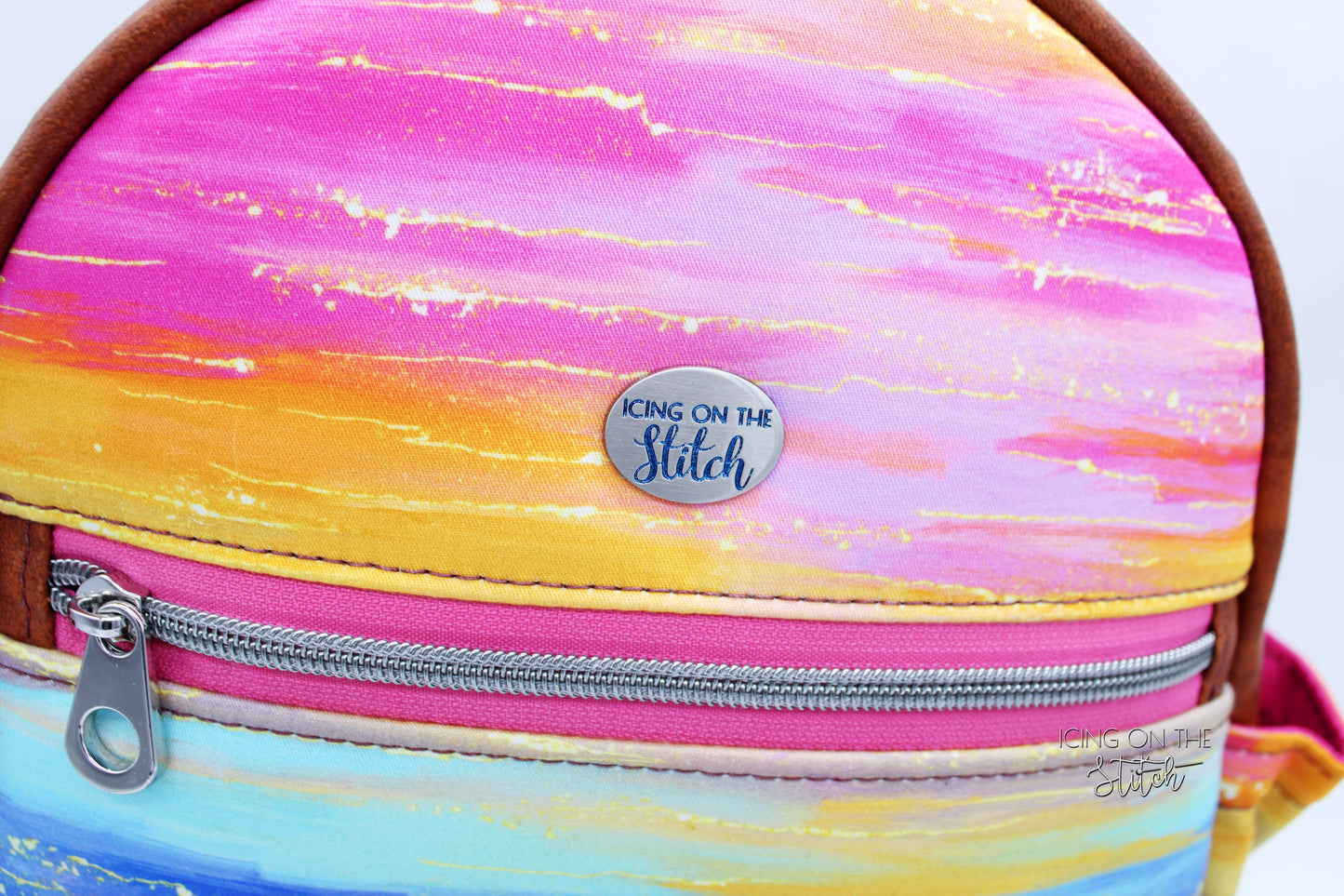 Rainbow Sunset Mini Backpack and Wallet Set