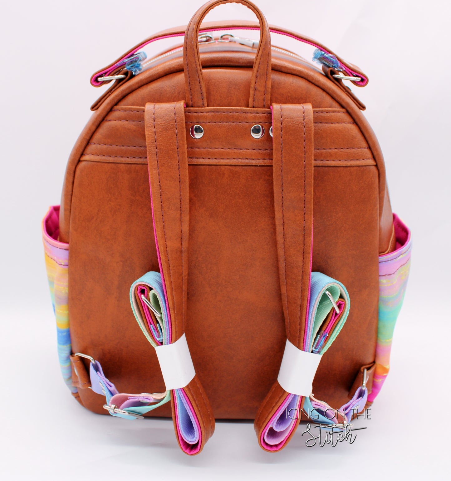 Rainbow Sunset Mini Backpack and Wallet Set
