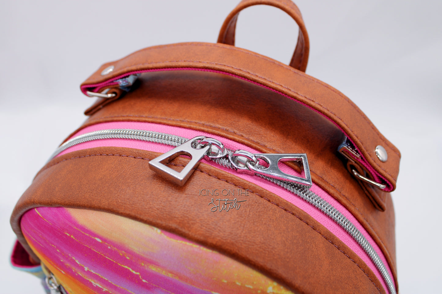 Rainbow Sunset Mini Backpack and Wallet Set