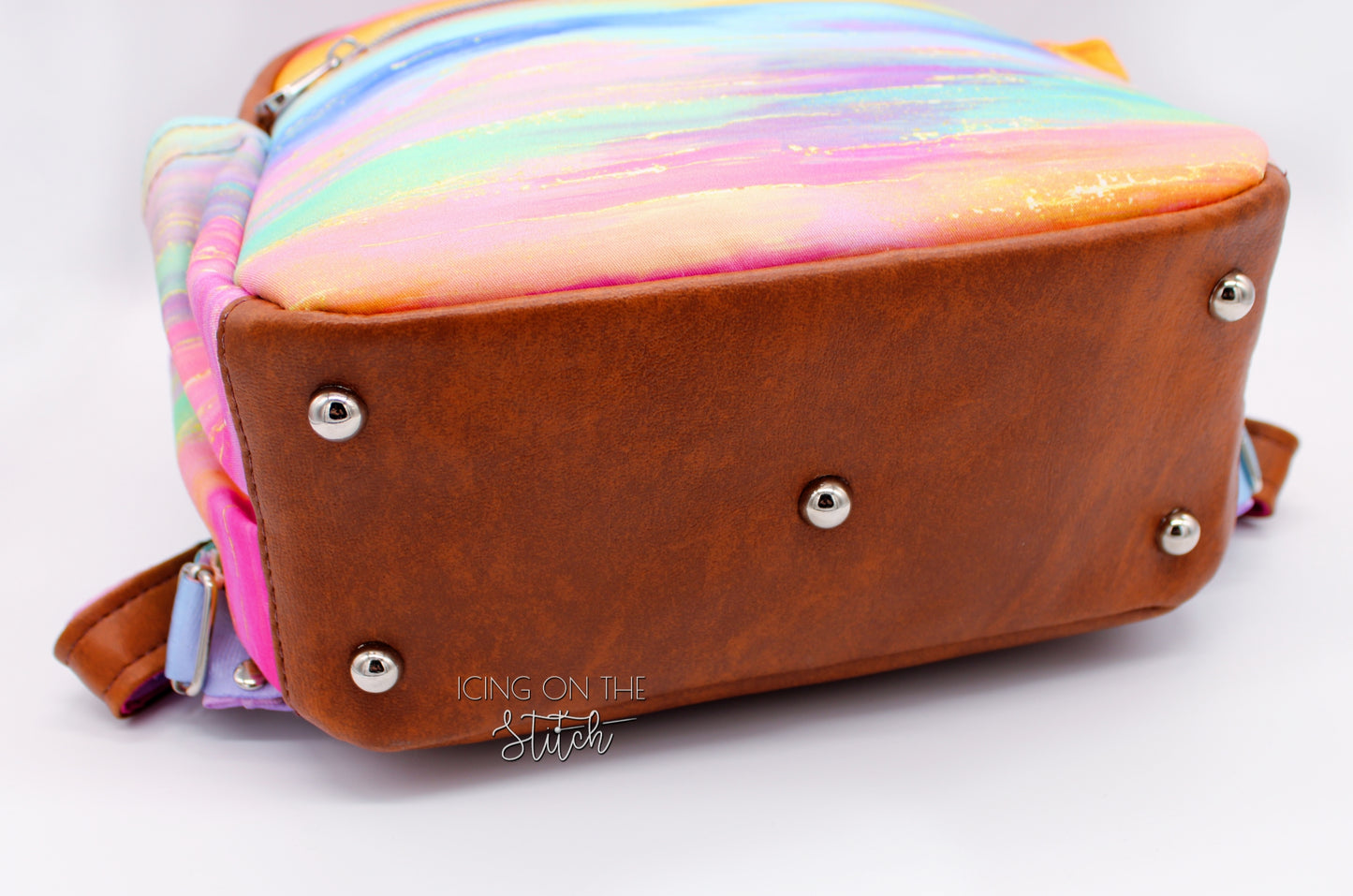 Rainbow Sunset Mini Backpack and Wallet Set