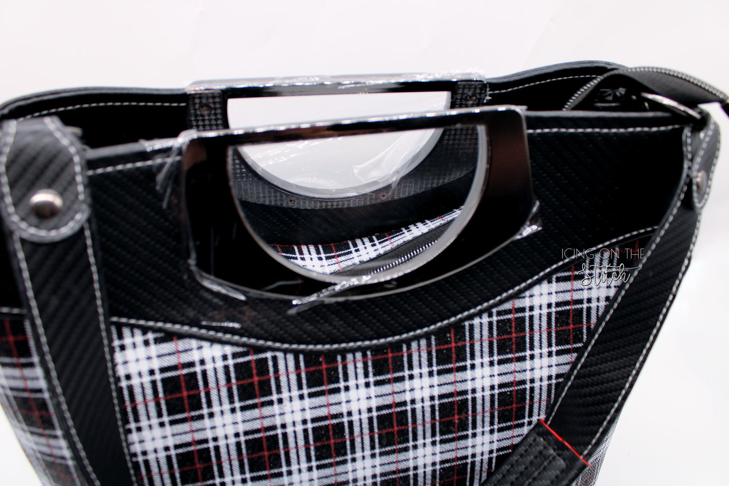 90's Clueless Inspired Plaid Handbag