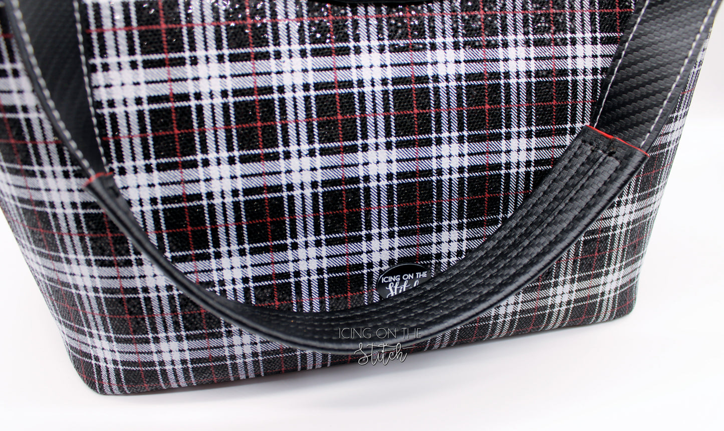 90's Clueless Inspired Plaid Handbag