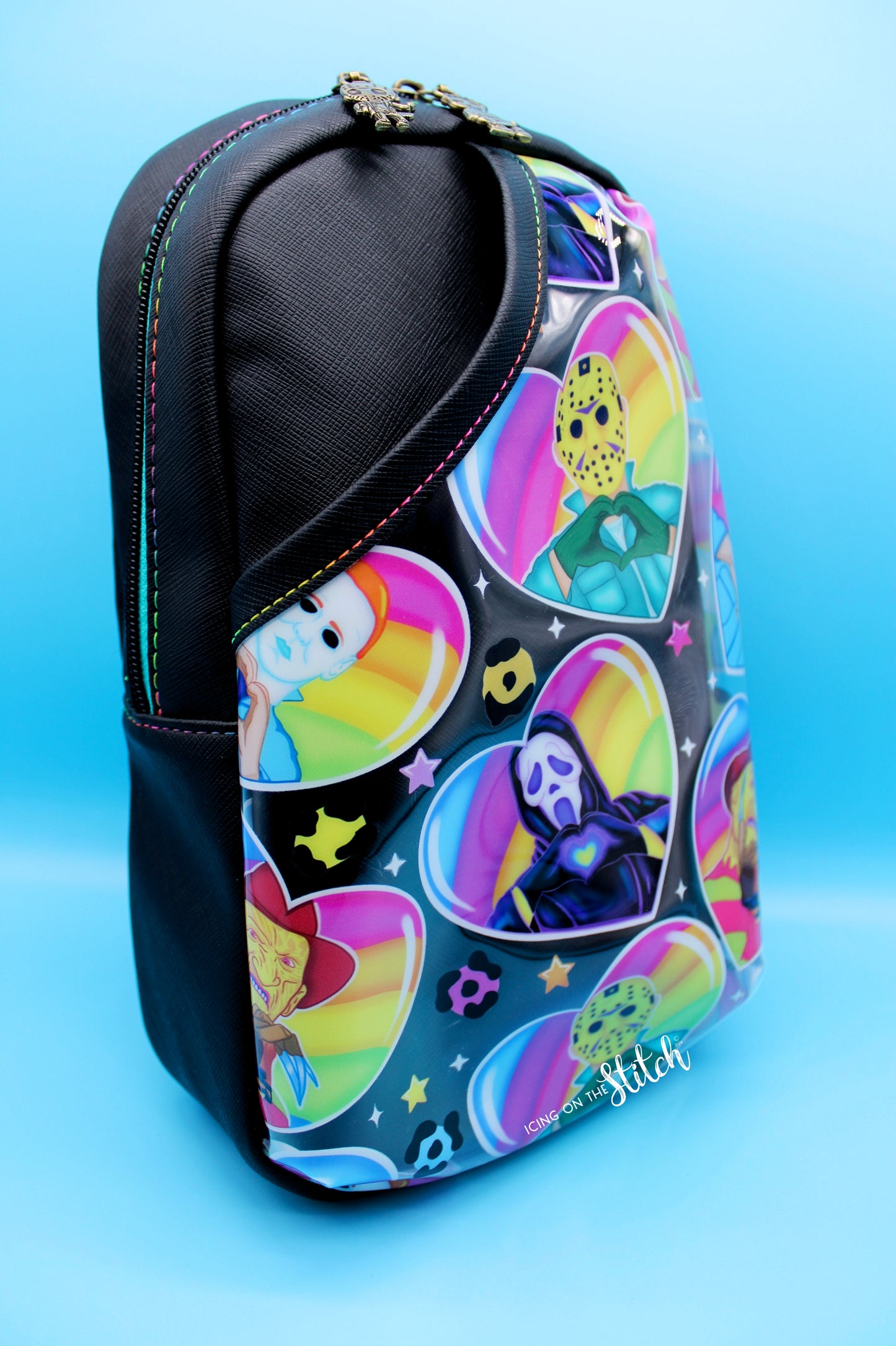 Neon Horror Sling Backpack