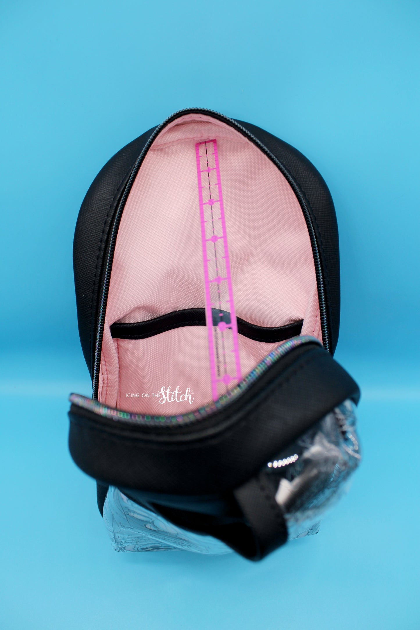 Blue Alien Sling Backpack