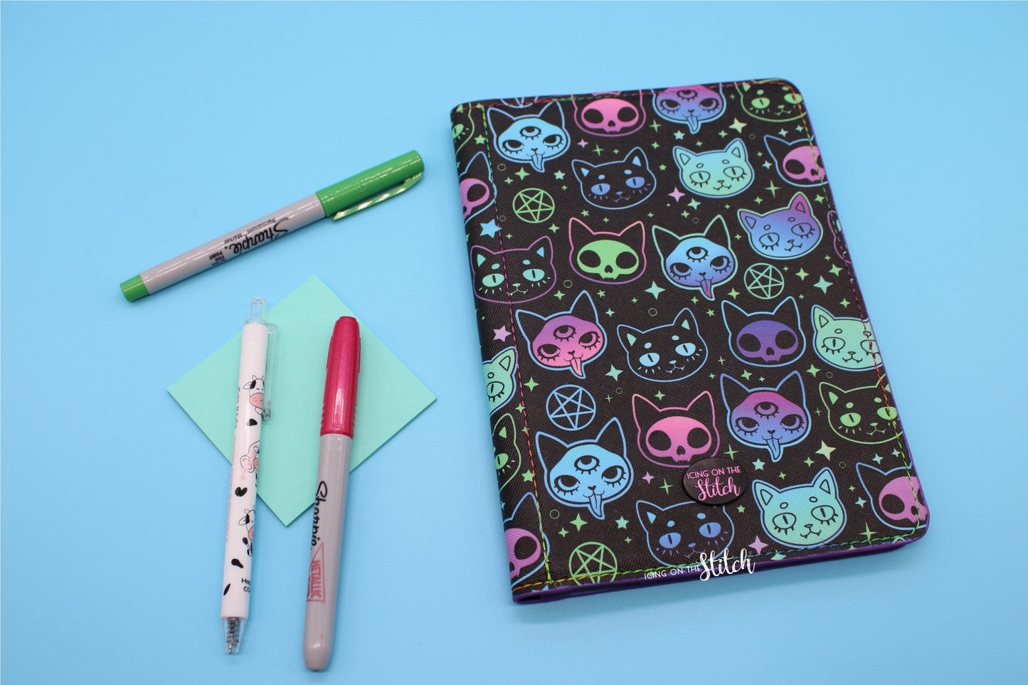 Gothic Kitty Junior Legal Pad Holder