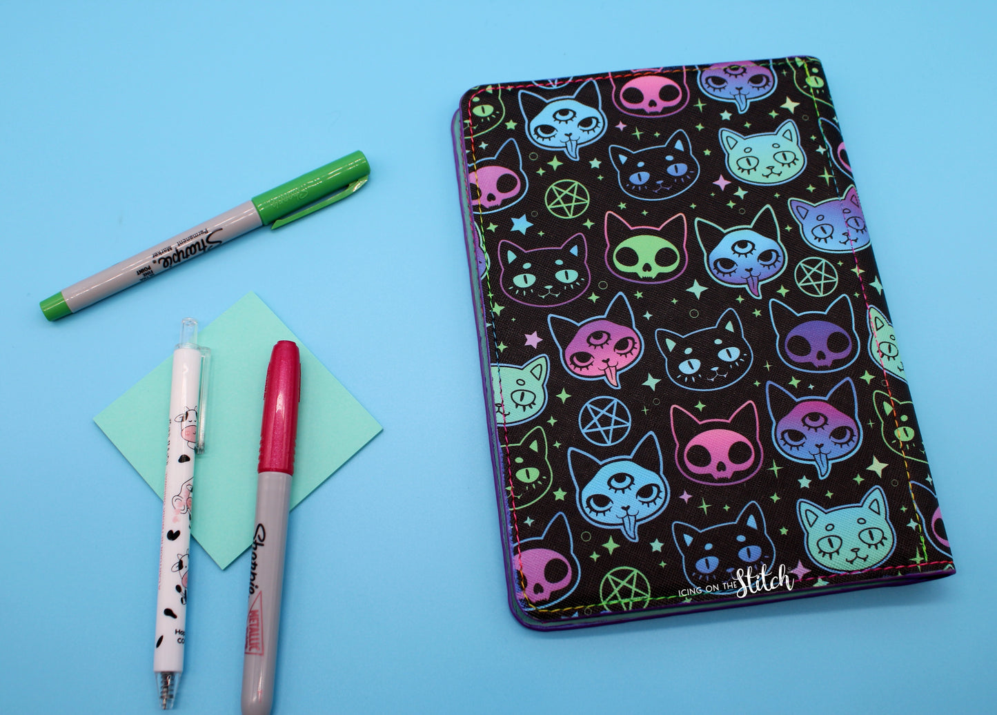 Gothic Kitty Junior Legal Pad Holder