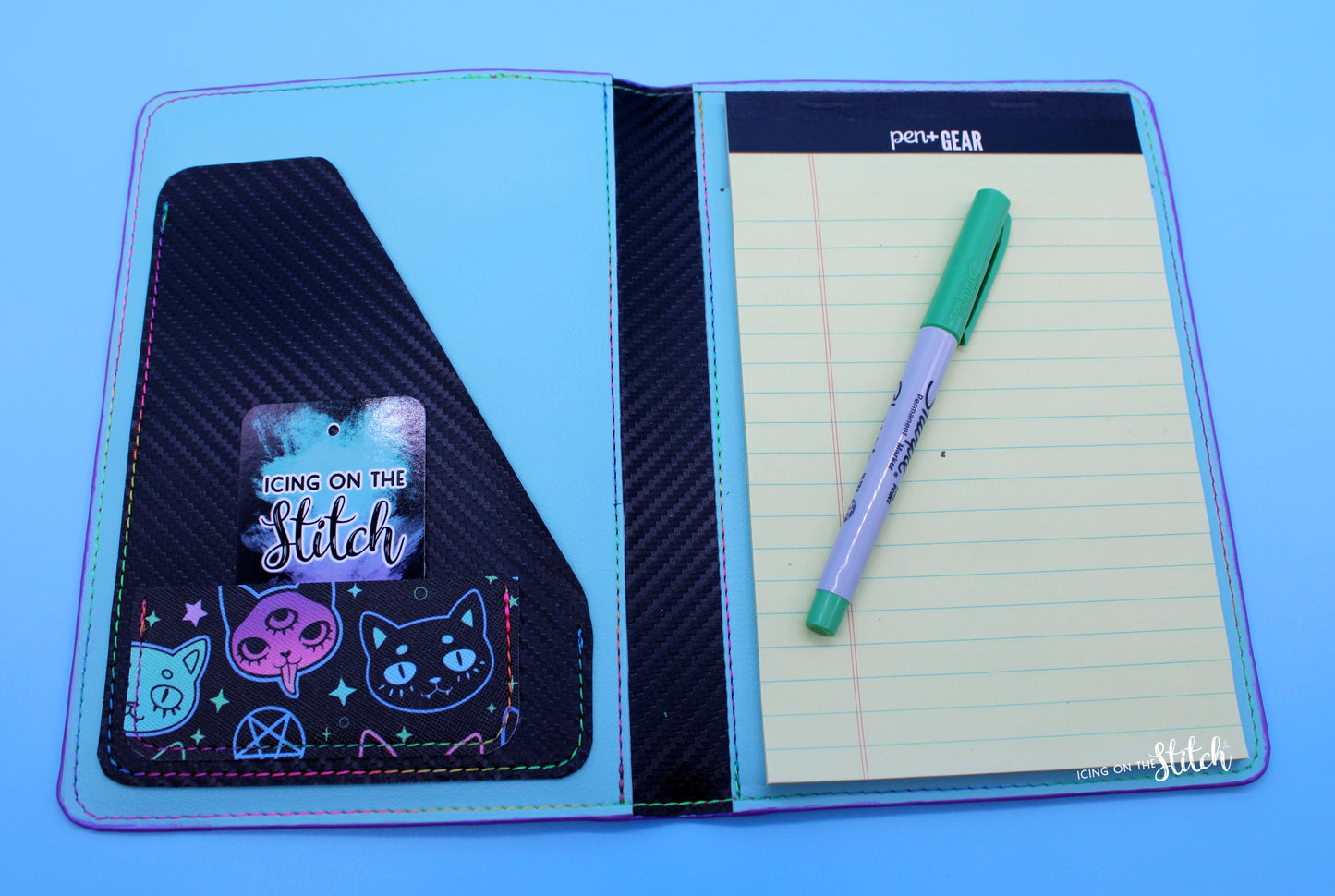 Gothic Kitty Junior Legal Pad Holder