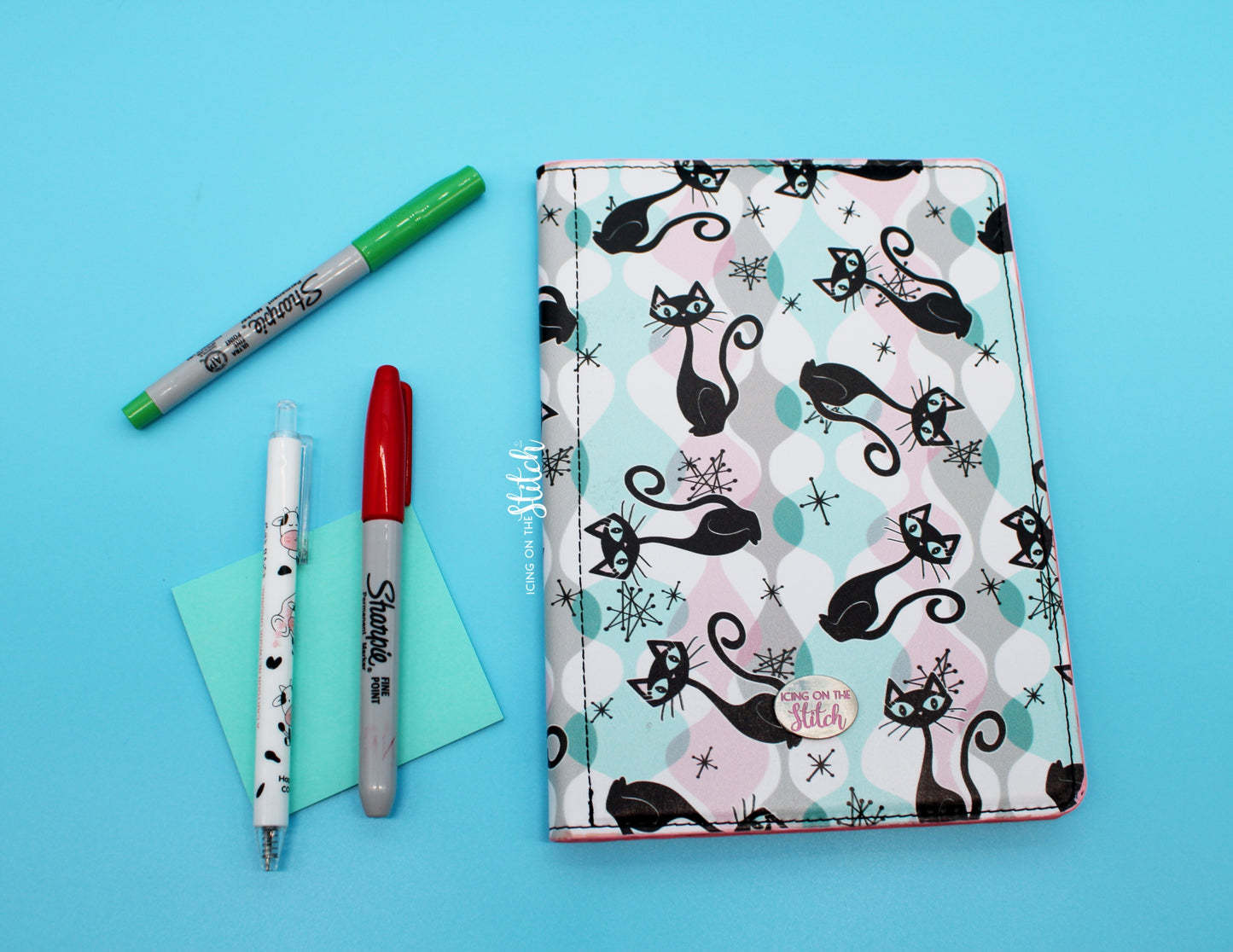 Retro Kitty Junior Legal Pad Cover