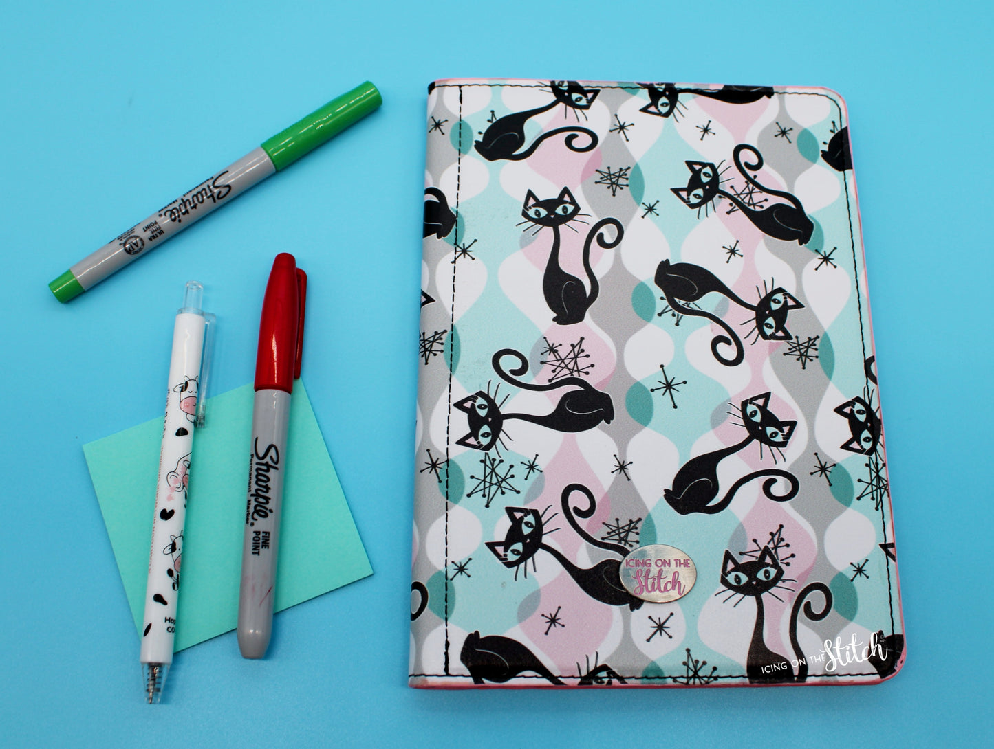 Retro Kitty Junior Legal Pad Cover