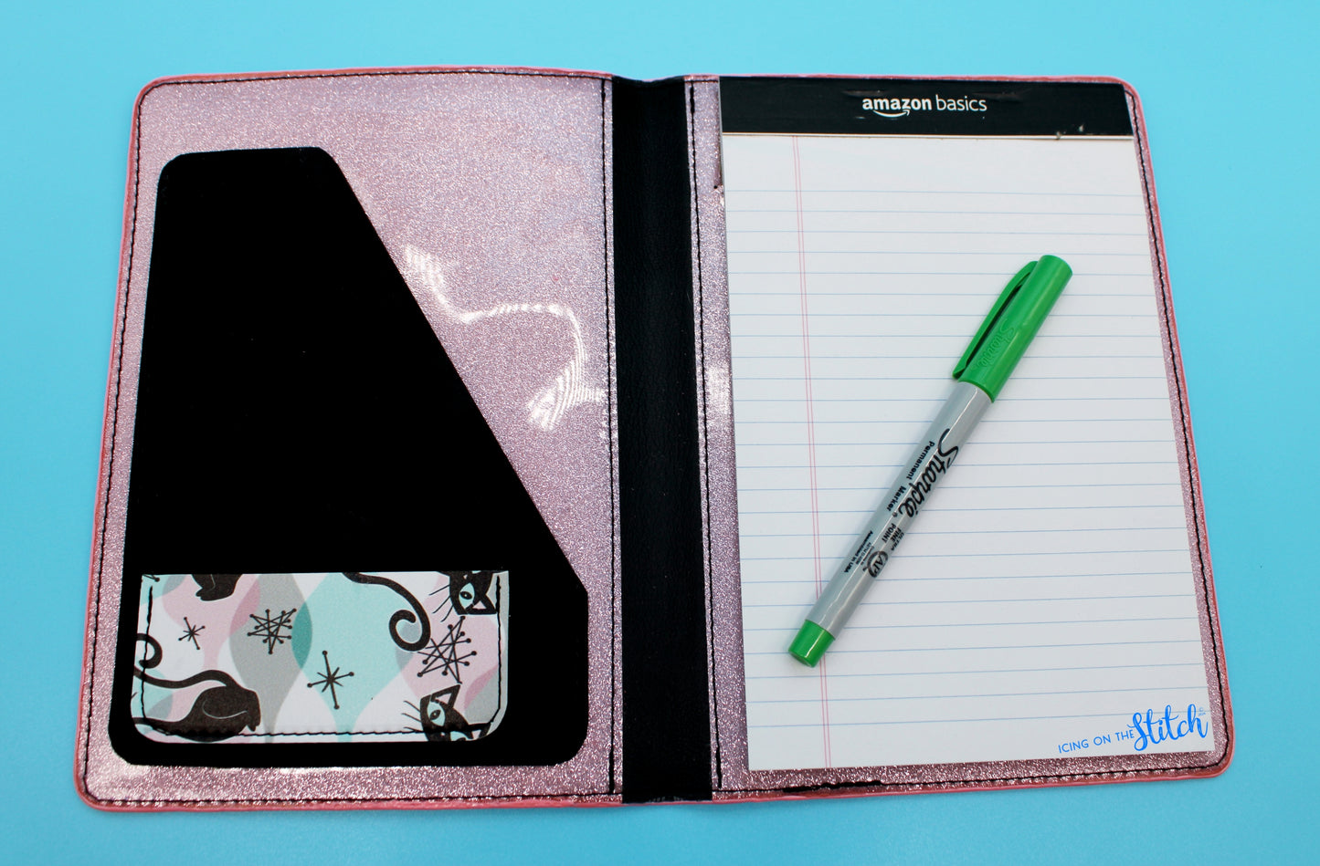 Retro Kitty Junior Legal Pad Cover