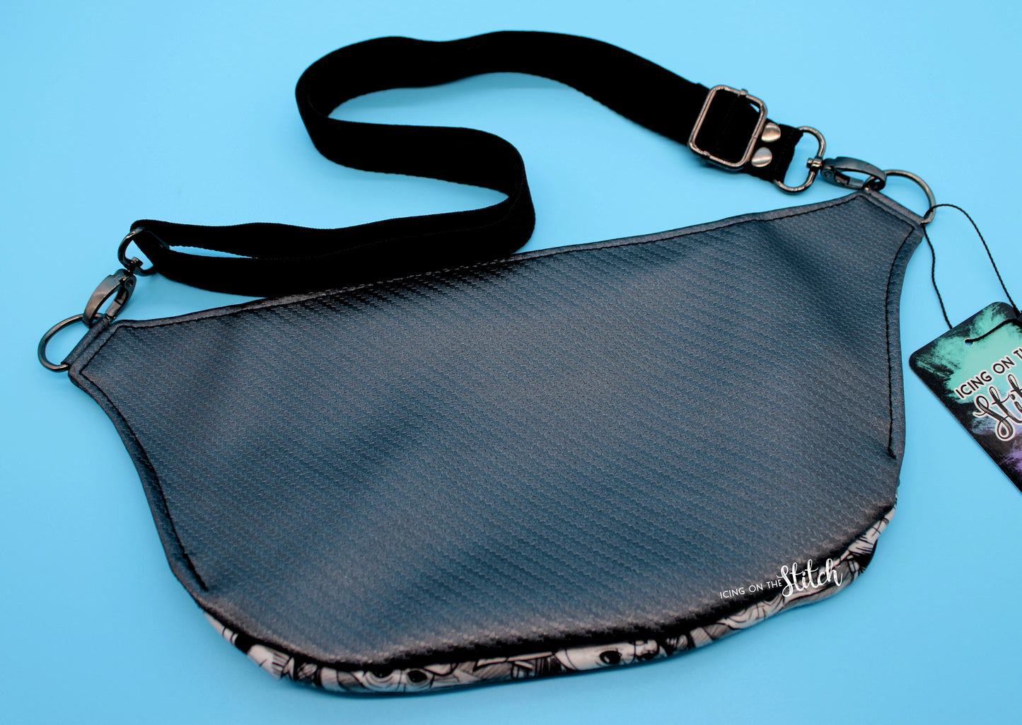 Baby Yoda Black and White Waist Pack