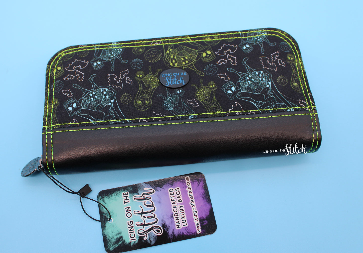 Neon Sally Zip Around Wallet