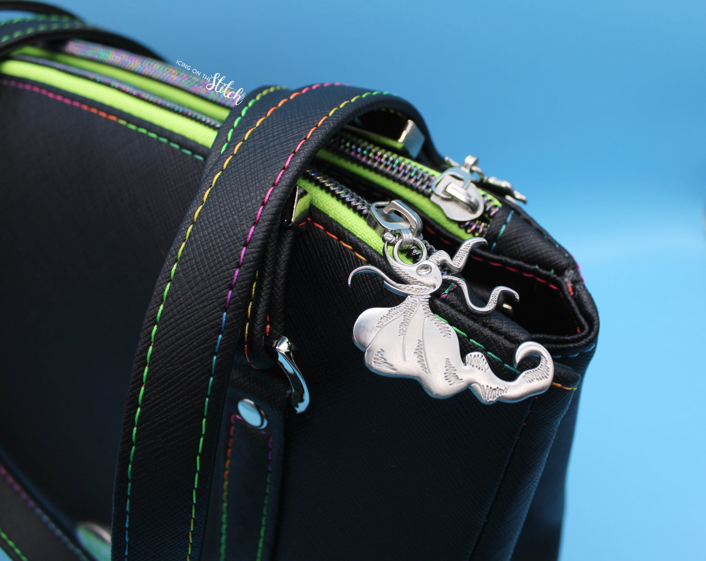 Splitting Seams Nightmare Before Christmas Inspired Shoulder Bag