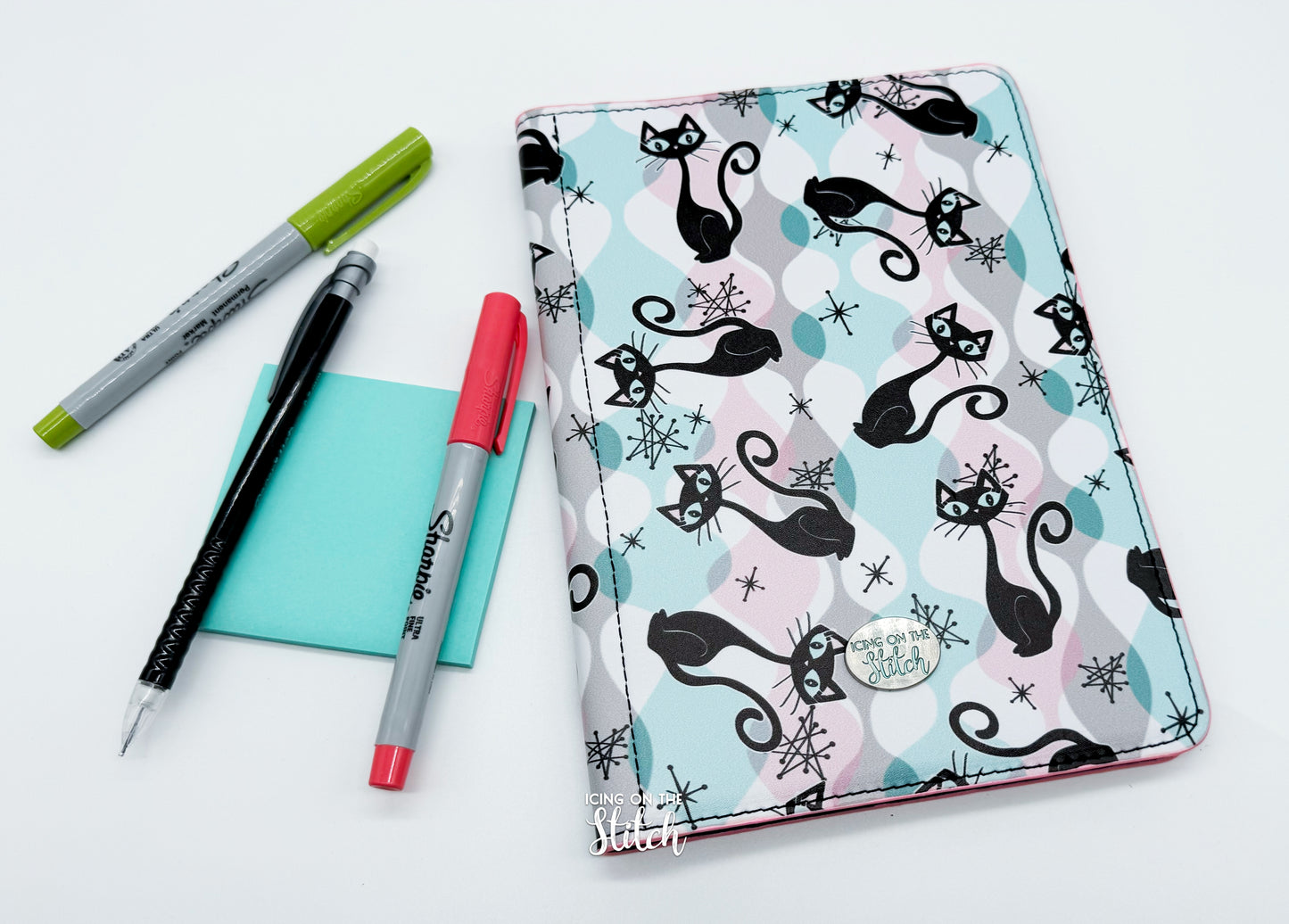Retro Kitty Junior Legal Pad Cover