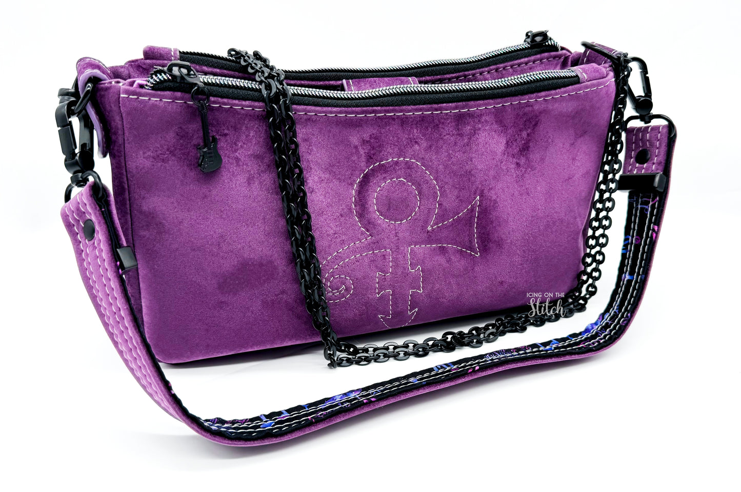 Purple Rain Inspired Crossbody