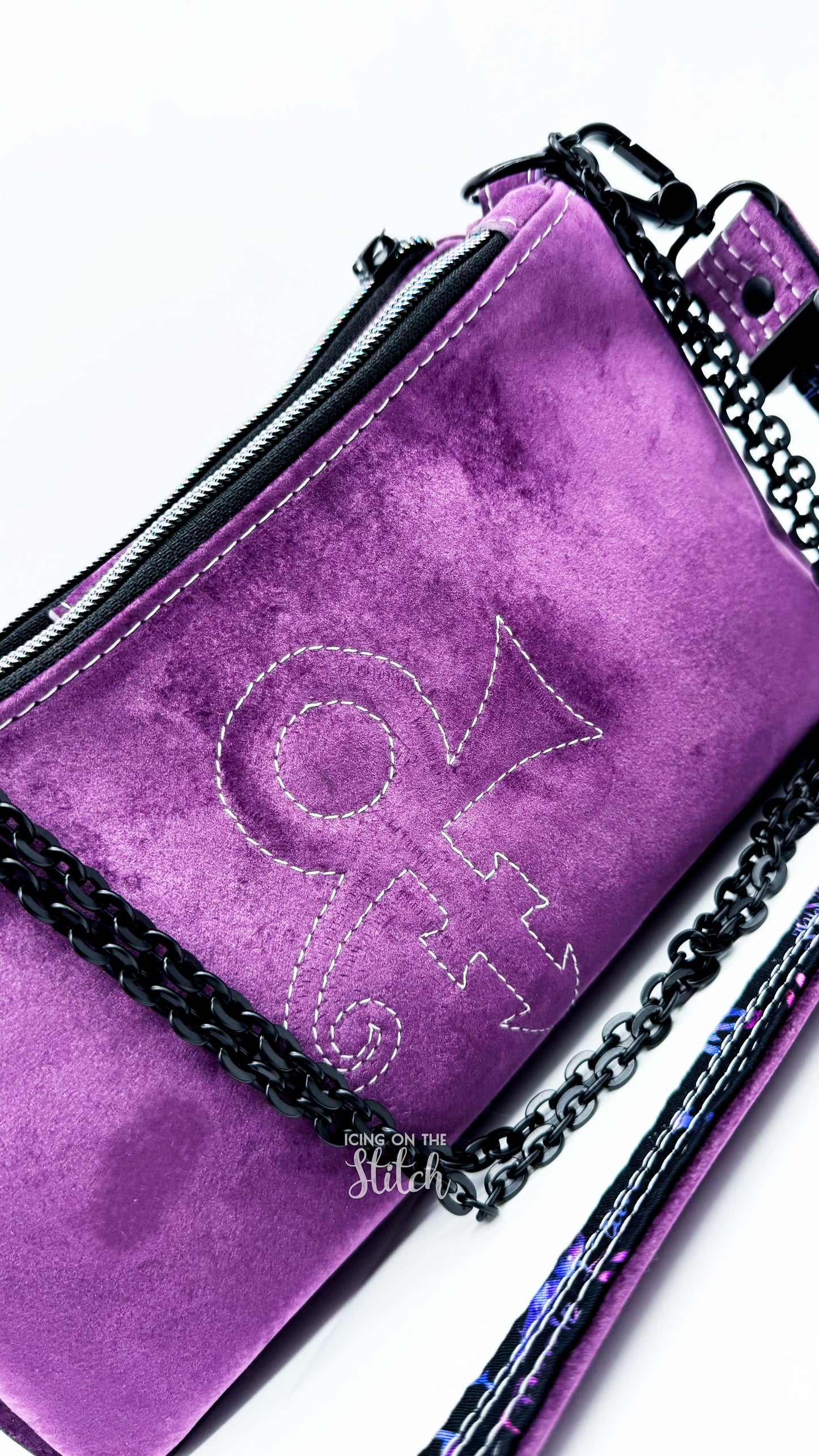 Purple Rain Inspired Crossbody