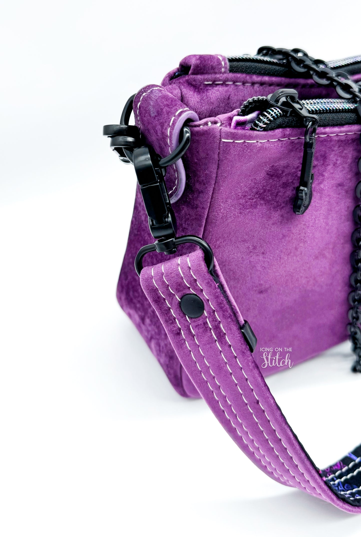 Purple Rain Inspired Crossbody