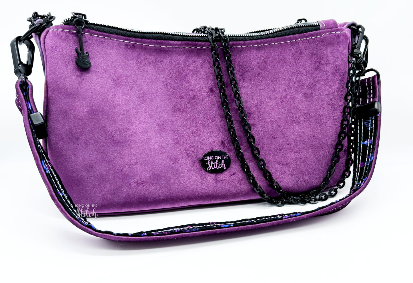 Purple Rain Inspired Crossbody