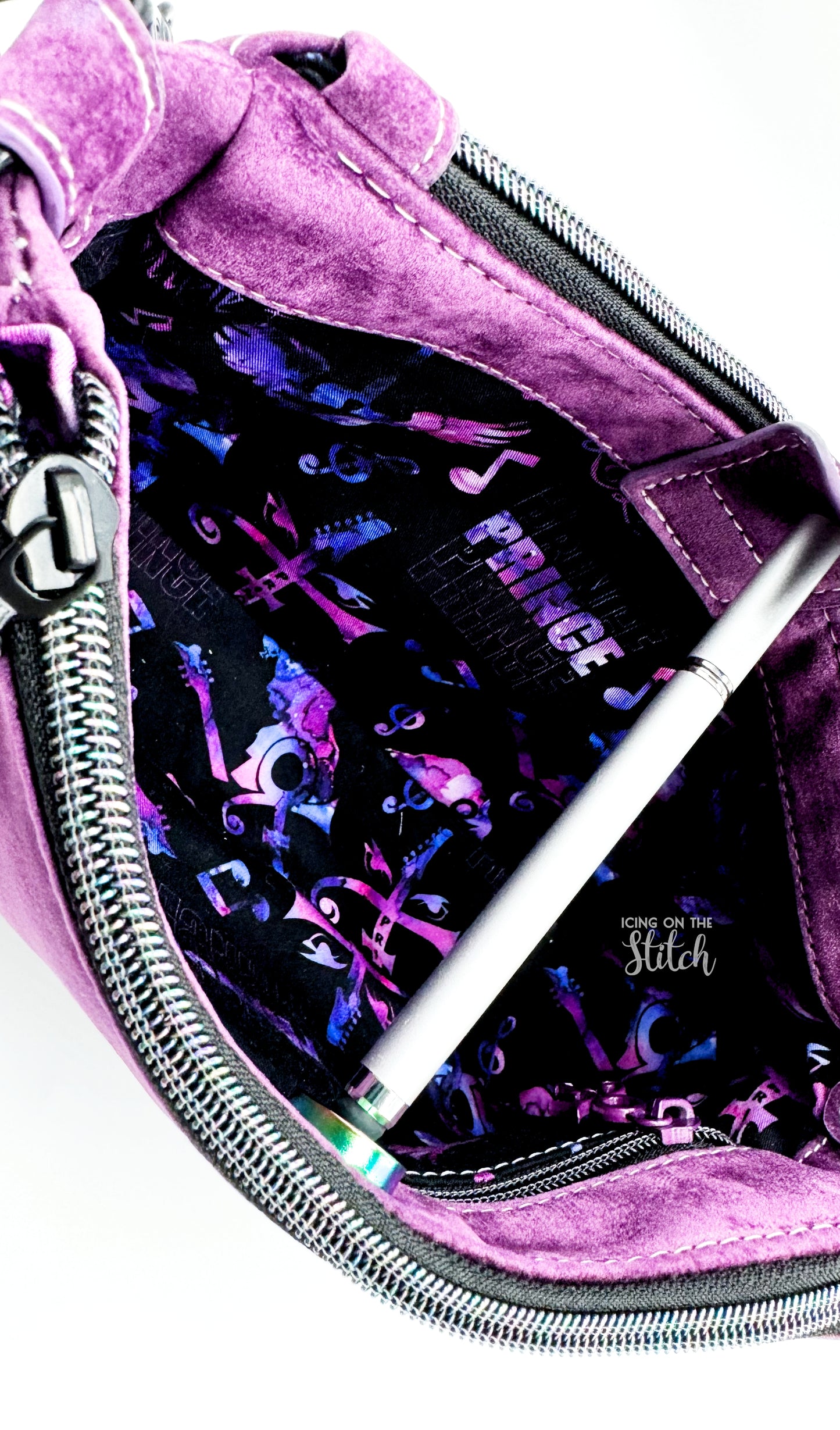 Purple Rain Inspired Crossbody