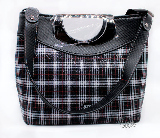 90's Clueless Inspired Plaid Handbag