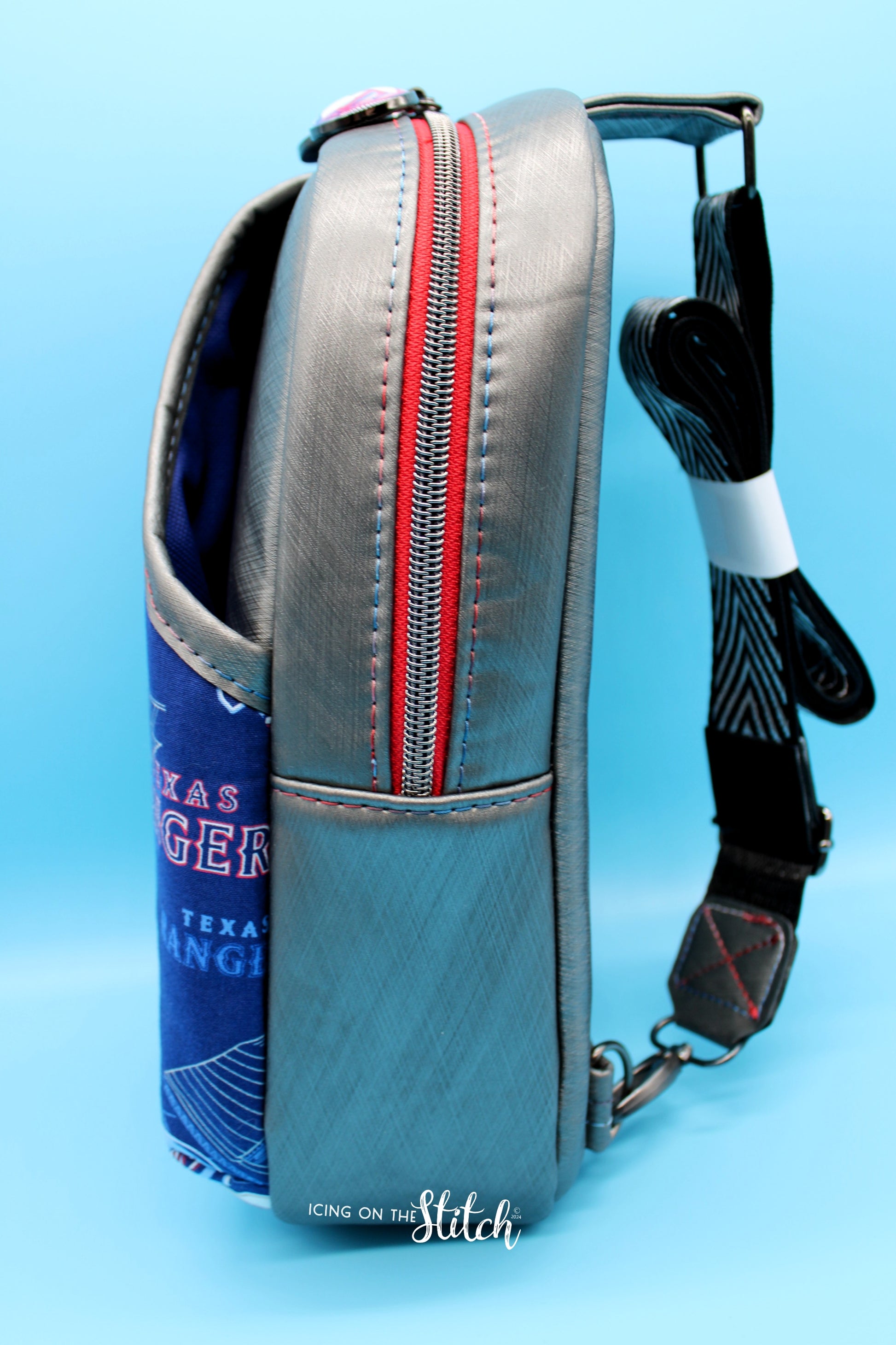 coach houston backpack with baseball stitch Baseball Sling Backpack – Icing On The Stitch